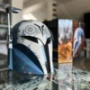 Bo-Katan Premium Helm Replik Re-Armored mit Lichteffekten - Star Wars The Mandalorian