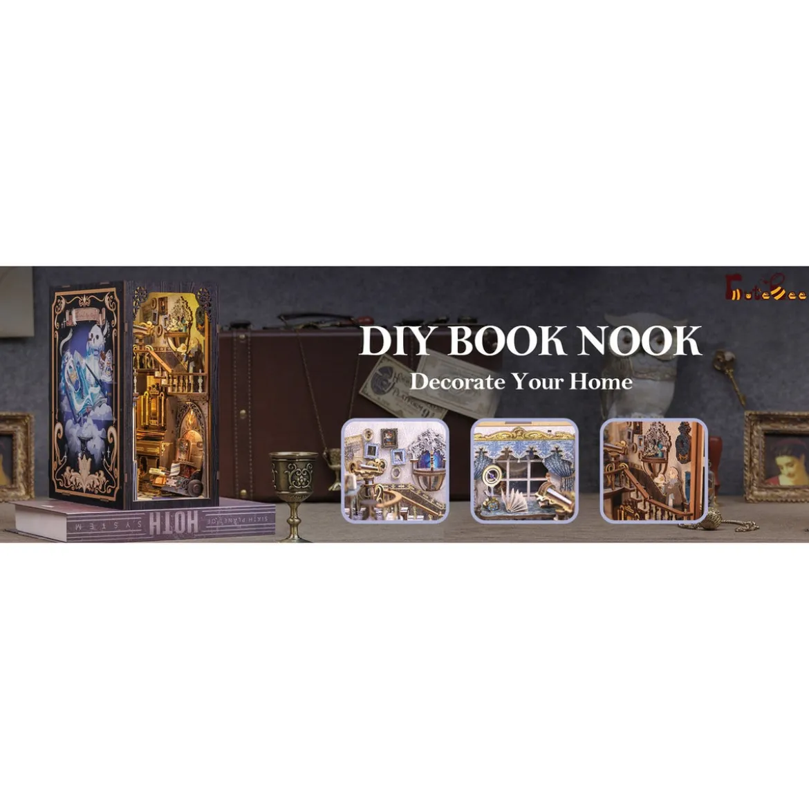 Book Nook Nebula Common Room 23 x 11 cm