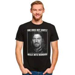 Boromir One Does Not Simply Walk Into Mordor T-Shirt - Der Herr der Ringe