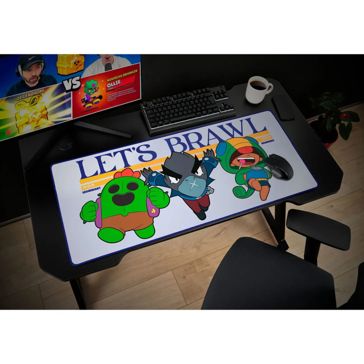 Brawl Stars XXL Schreibtischunterlage Let's Brawl