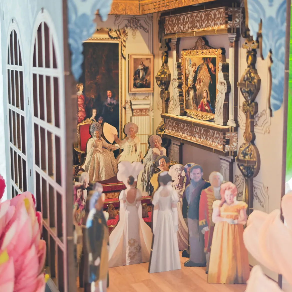 Bridgerton - The Duke and I Book Nook Modell Bausatz Holz