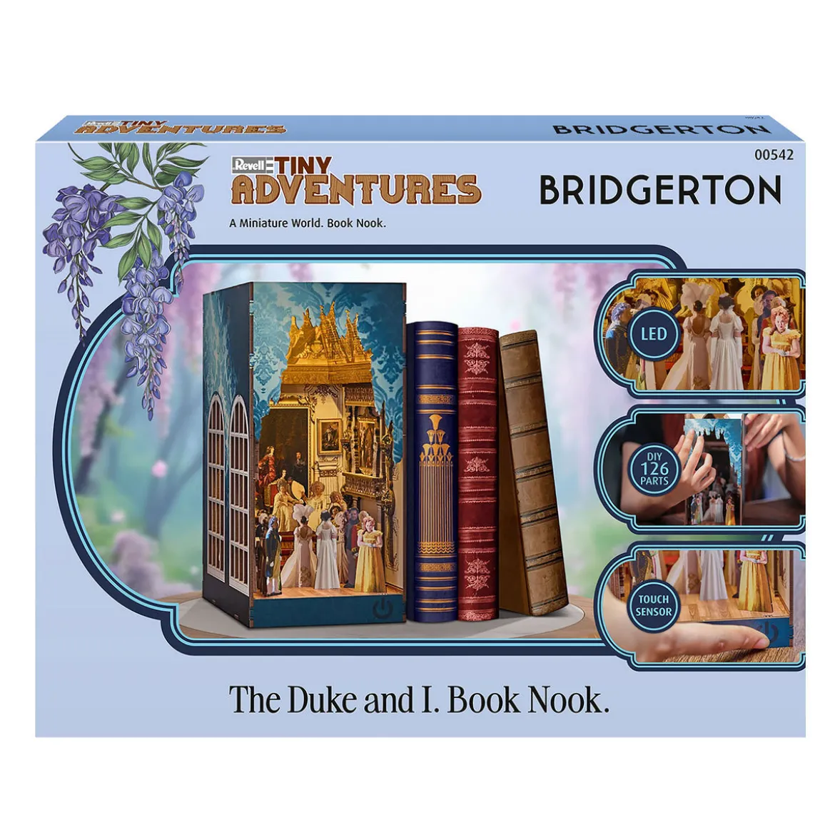 Bridgerton - The Duke and I Book Nook Modell Bausatz Holz