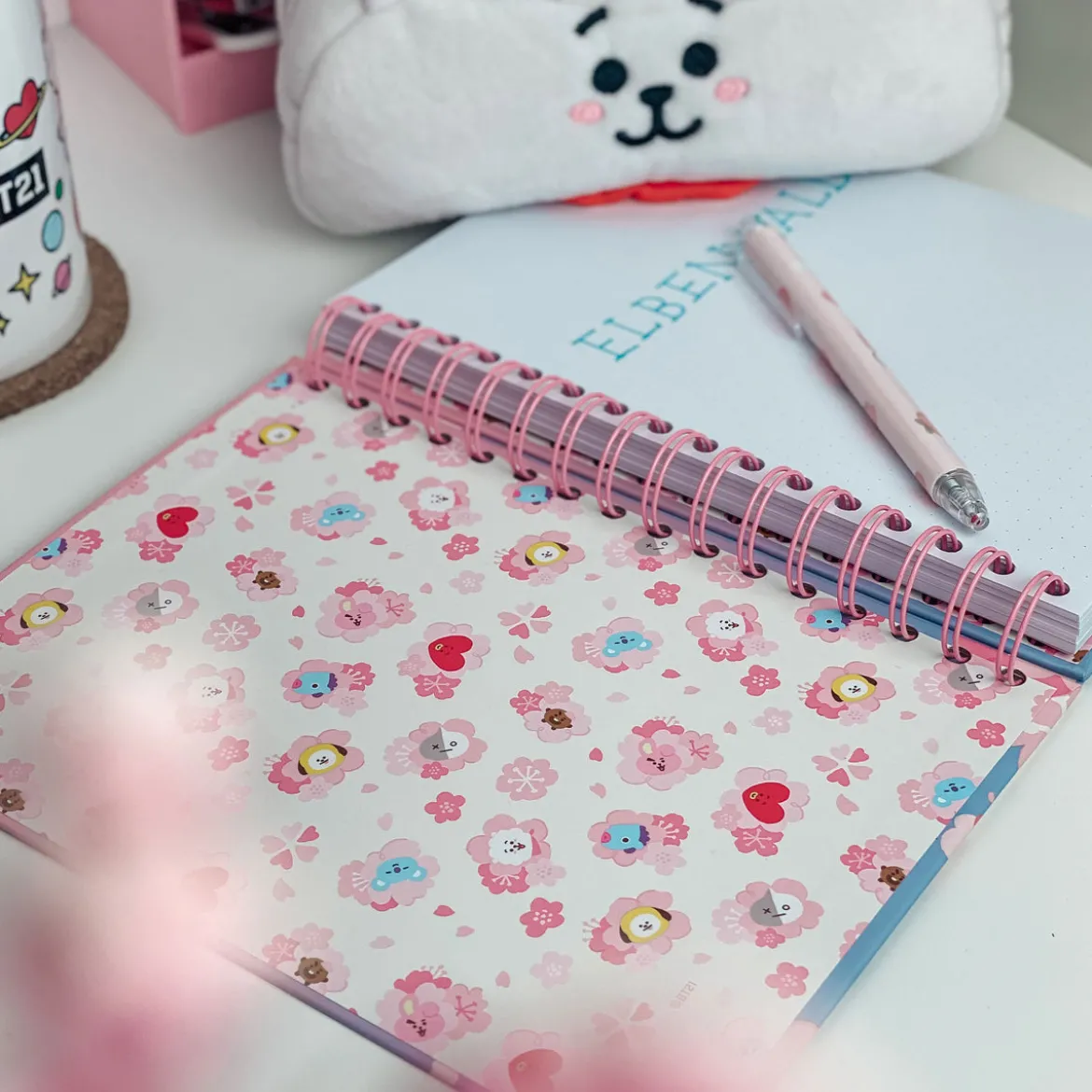 BT21 - Cherry Blossom Notizbuch