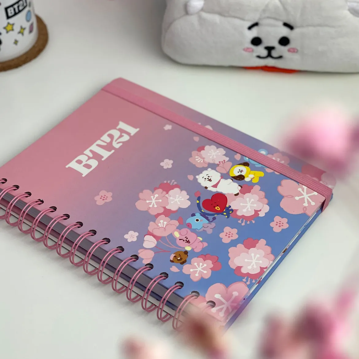BT21 - Cherry Blossom Notizbuch