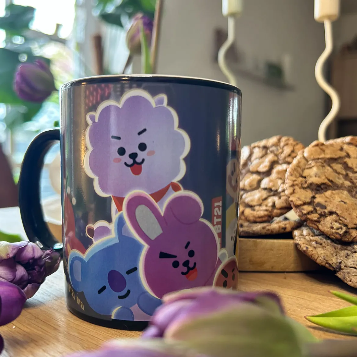 BT21 Times Square Thermoeffekt Tasse - Line Friends