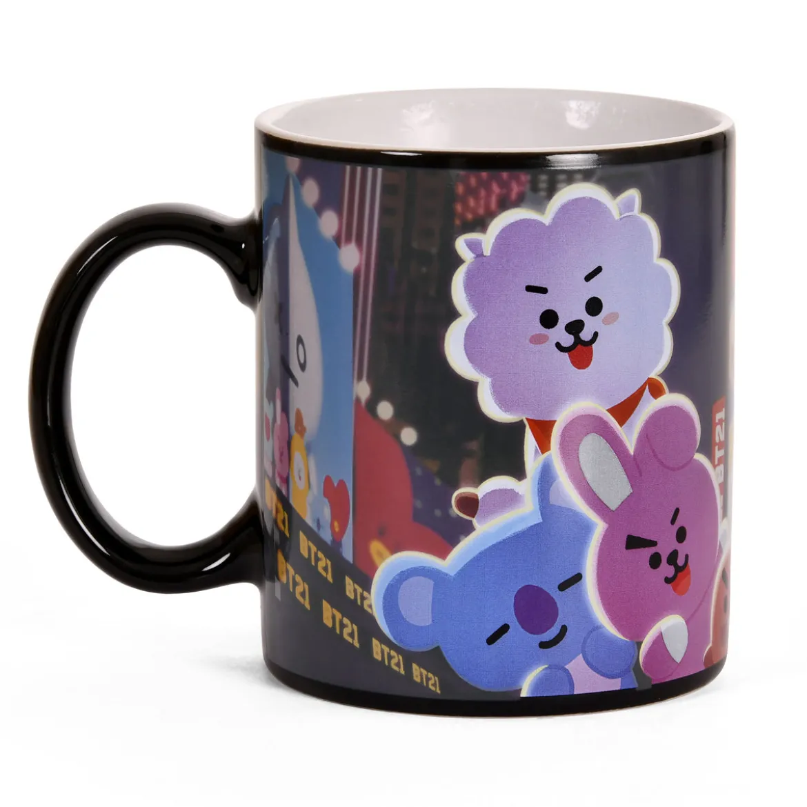BT21 Times Square Thermoeffekt Tasse - Line Friends