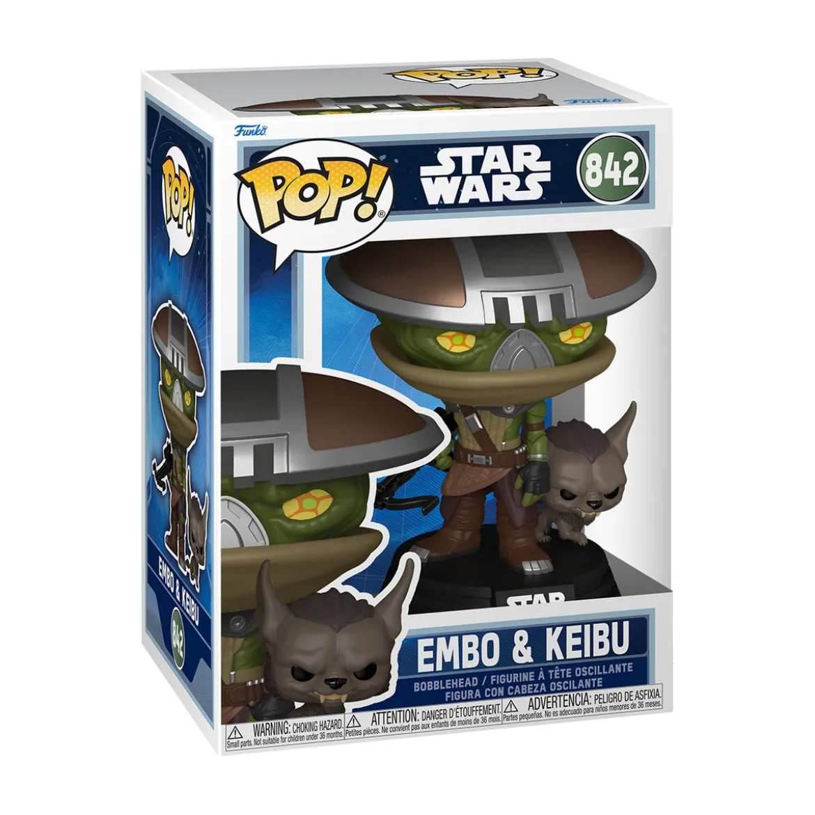Buddy Embo und Keibu Funko Pop Wackelkopf-Figur - Star Wars