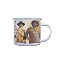 Bud Spencer & Terence Hill Emaille Tasse Wanted