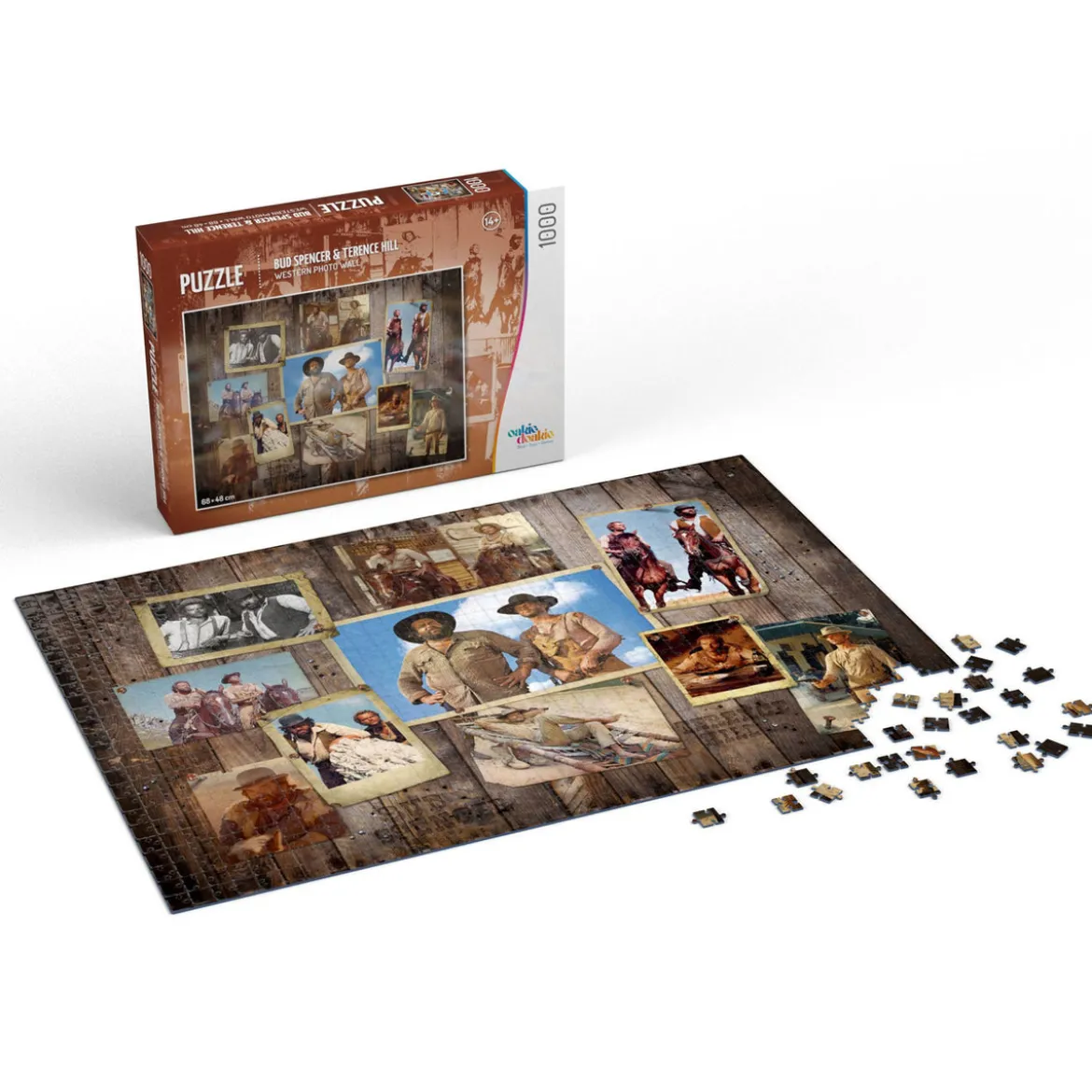 Bud Spencer & Terence Hill Puzzle Western Photo Wall (1000 Teile)