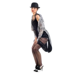 Cabaret Overall mit Jacke - Kostüm schwarz