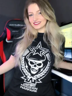 Call of Duty - Skull Star T-Shirt schwarz