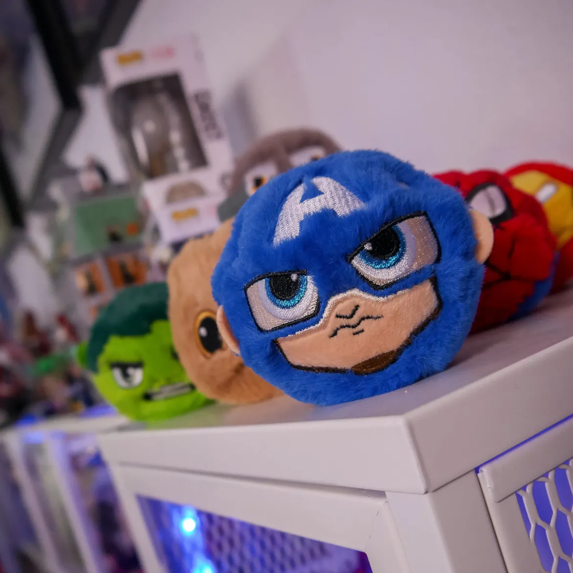 Captain America - Beanie Bouncers hüpfender Plüsch Ball