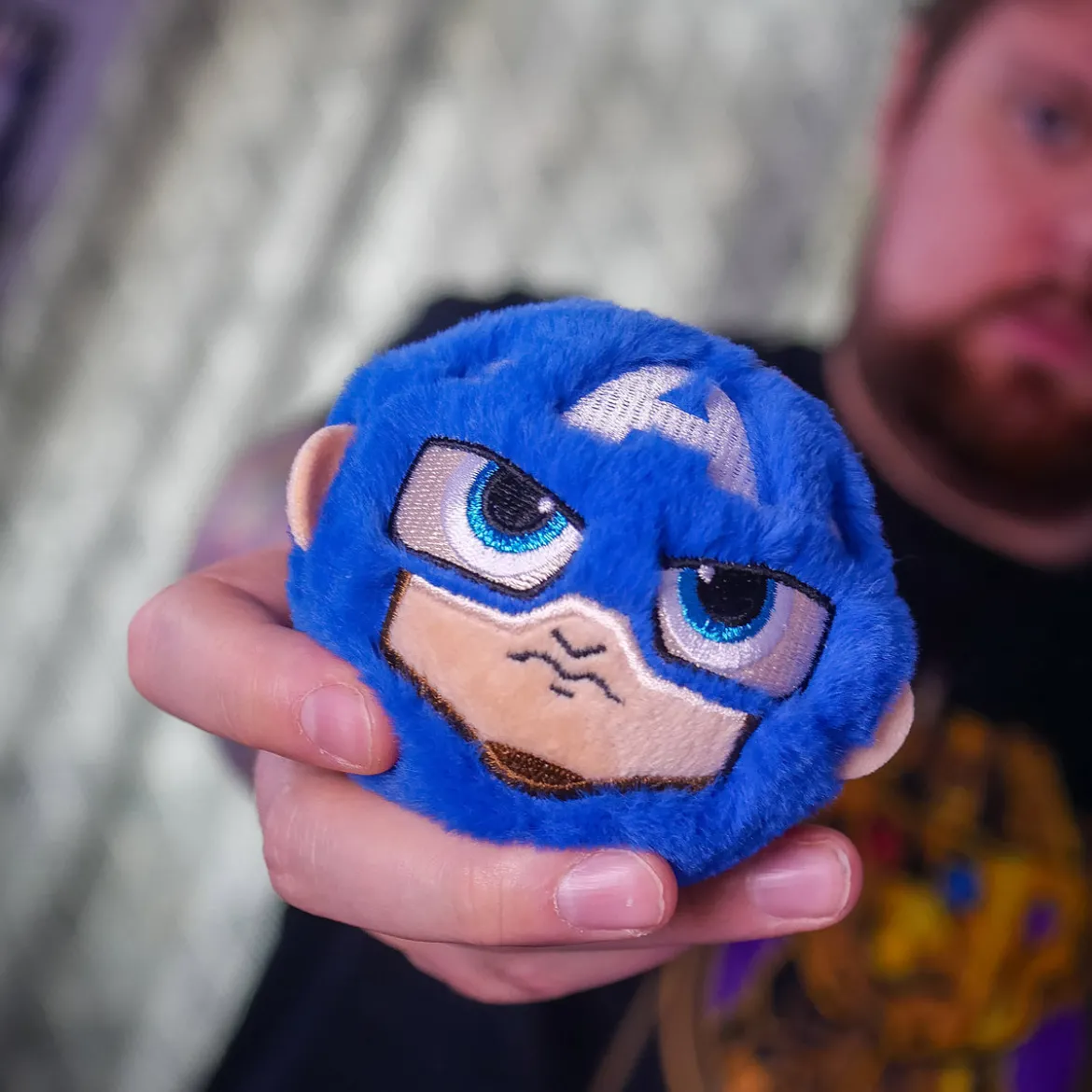 Captain America - Beanie Bouncers hüpfender Plüsch Ball