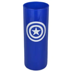 Captain America - Shield Logo Glas blau