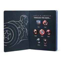 Captain America - Shield Logo Notizbuch A5