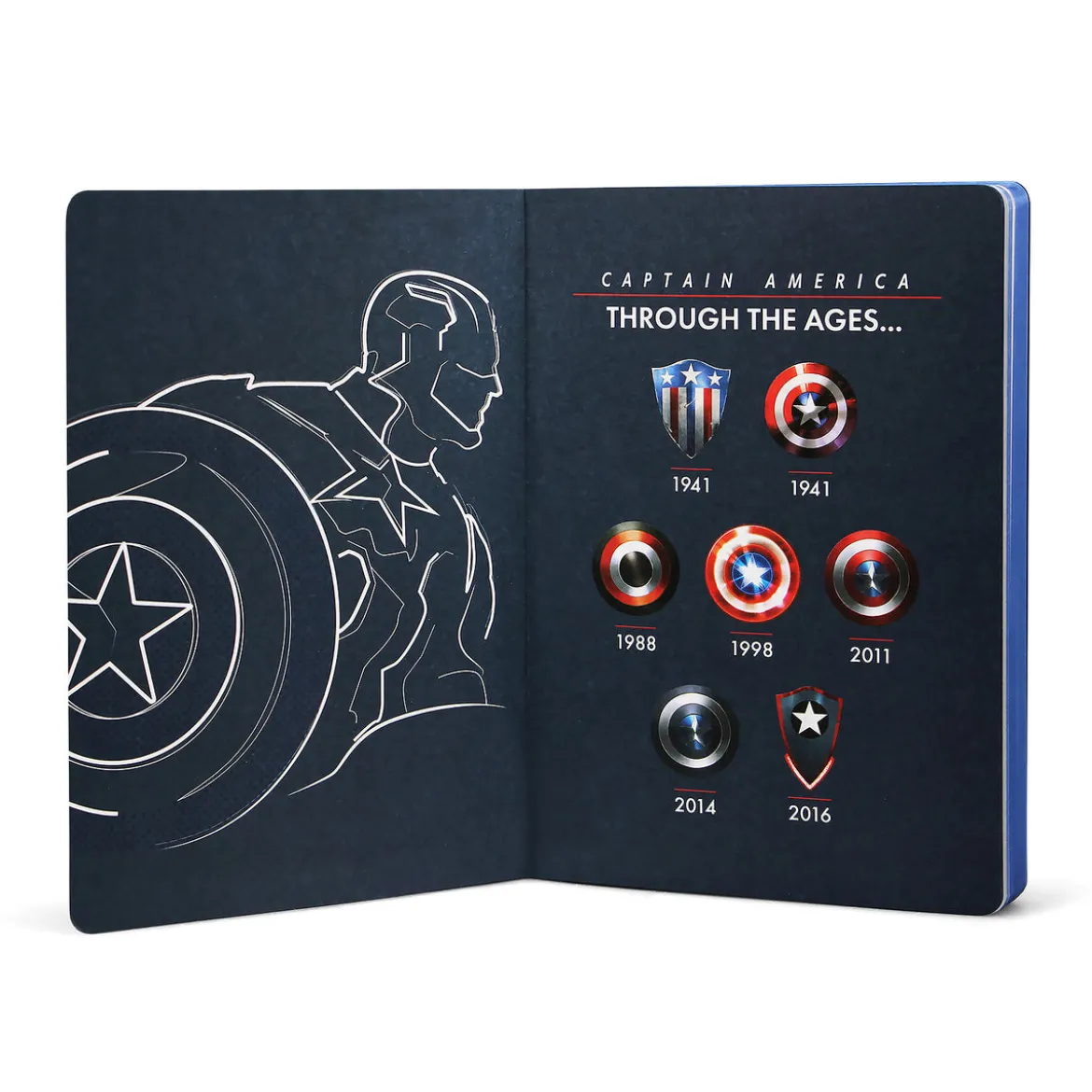 Captain America - Shield Logo Notizbuch A5