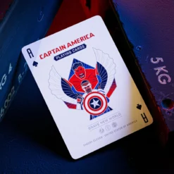 Captain America Spielkarten Patriotic Design