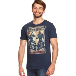 Captain America - Super Soldier Showdown T-Shirt blau