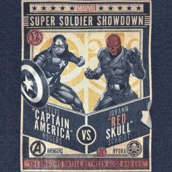 Captain America - Super Soldier Showdown T-Shirt blau