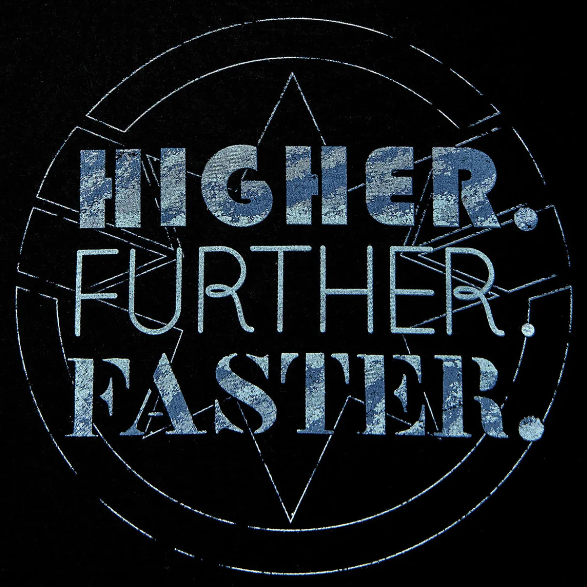 Captain Marvel - Higher Further Faster T-Shirt schwarz