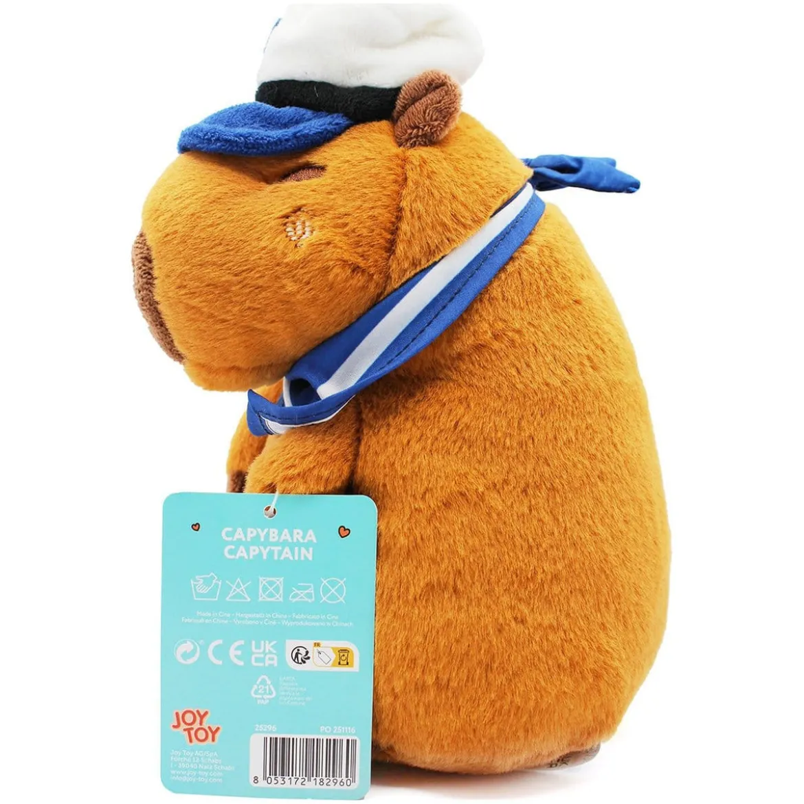 Capybara Plüschfigur Capy Captain 23 cm