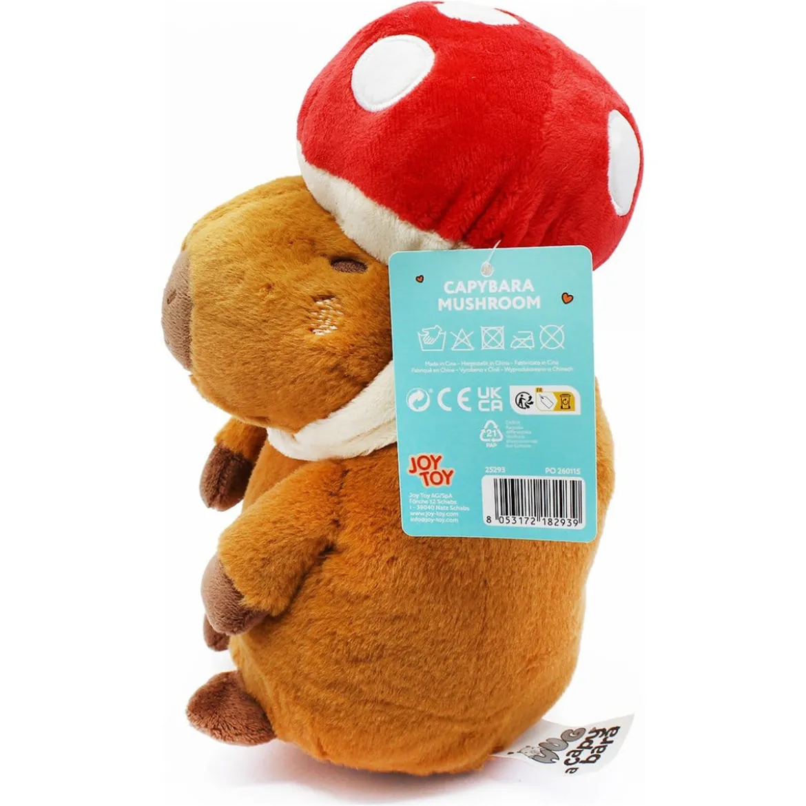 Capybara Plüschfigur Mushroom 23 cm