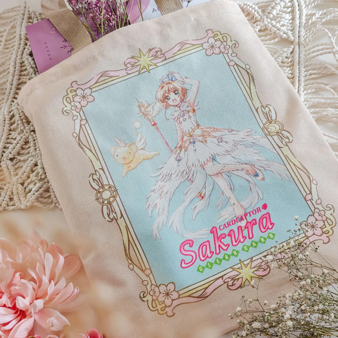Card Captor Sakura: Clear Card - Sakura und Cerberus Jutebeutel