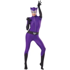 Catwoman - Zentai Overall Kostüm lila