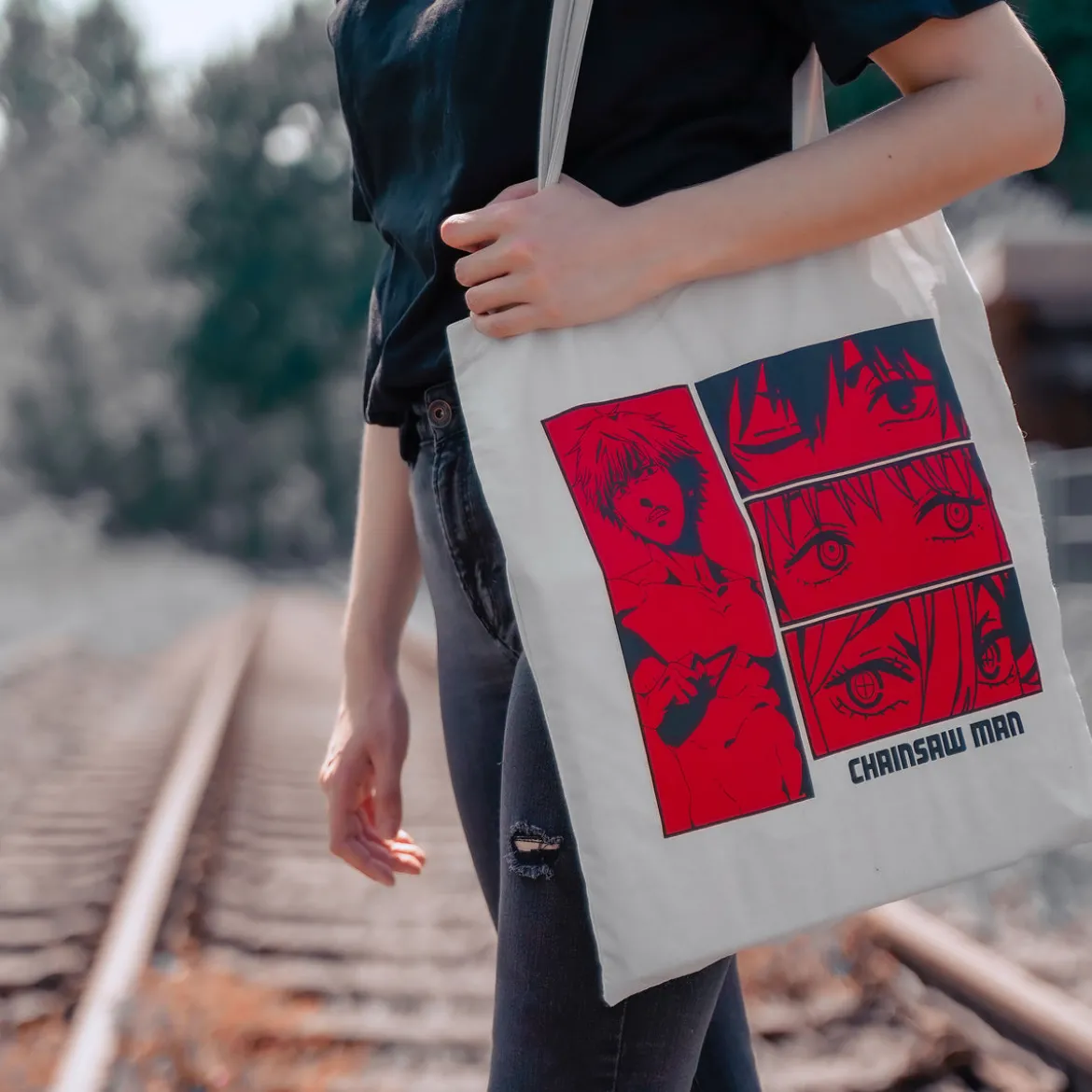 Chainsaw Man - Characters Jutebeutel