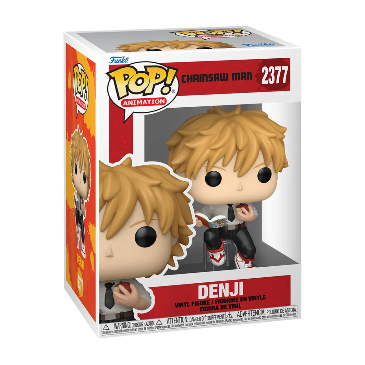 Chainsaw Man - Denji (Reading) Funko Pop Figur