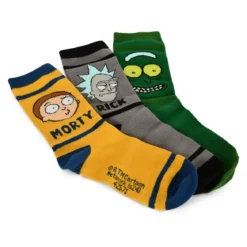 Characters Socken 3er Set in Geschenkbox - Rick and Morty