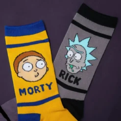 Characters Socken 3er Set in Geschenkbox - Rick and Morty