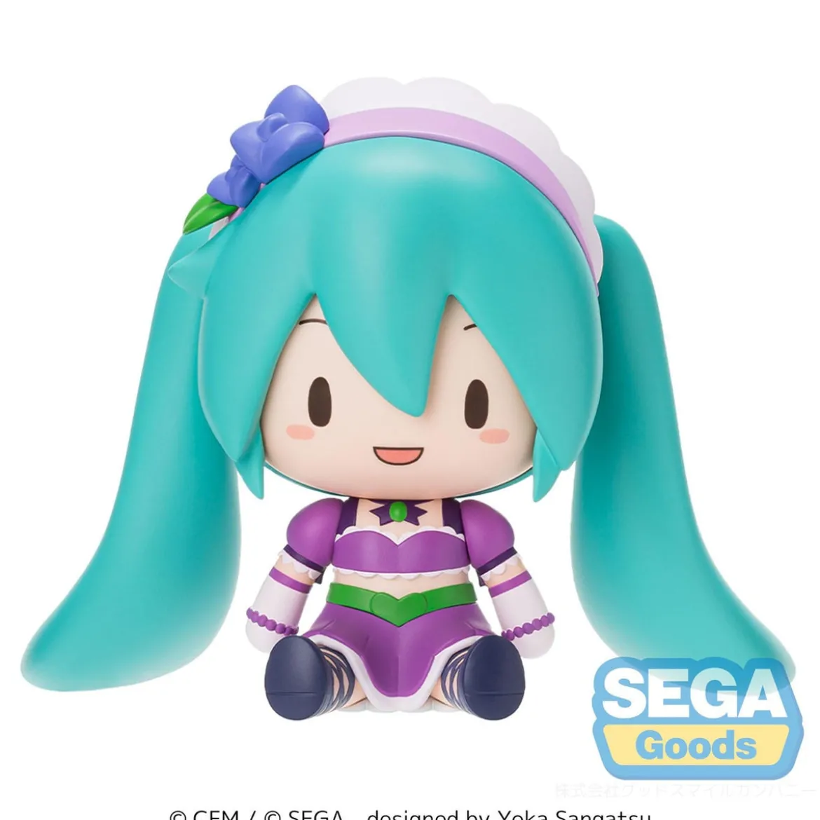 Character Vocal Series 01: Hatsune Miku Fuwa Petit Chibi Figur Hatsune Miku x Love and Berry Dress Up and Dance! Sparkly