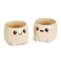 Chibi Chow Blumentöpfe 2er Set