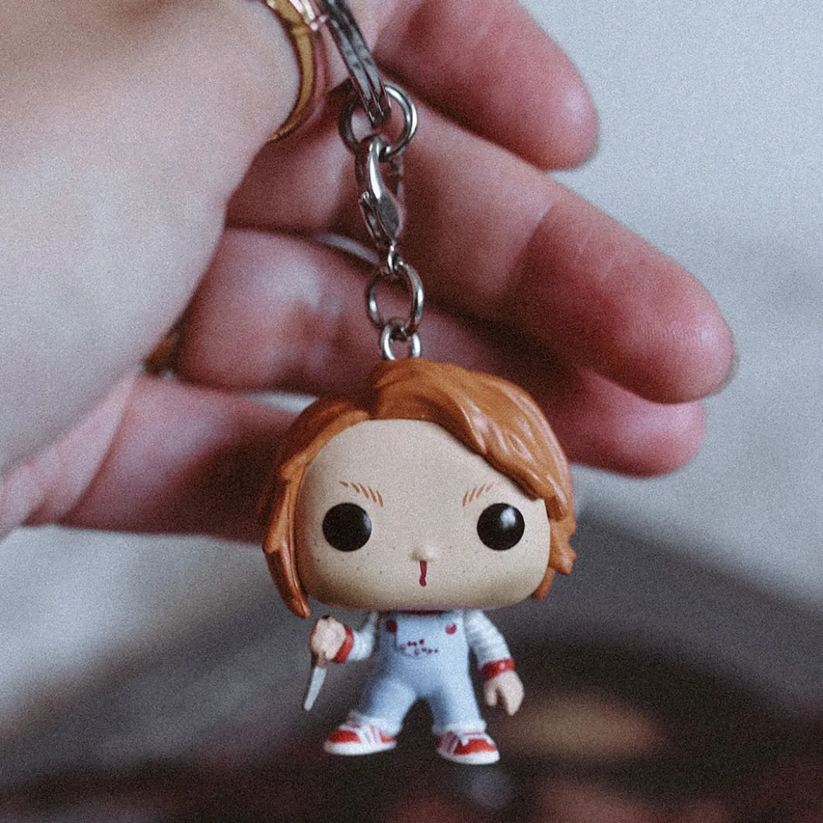 Chucky - Scarred Chucky Funko Pop Schlüsselanhänger