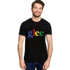 Color Code Logo T-Shirt für Glee Fans schwarz