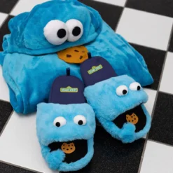 Cookie Monster Plüsch Pantoffeln - Sesamstraße