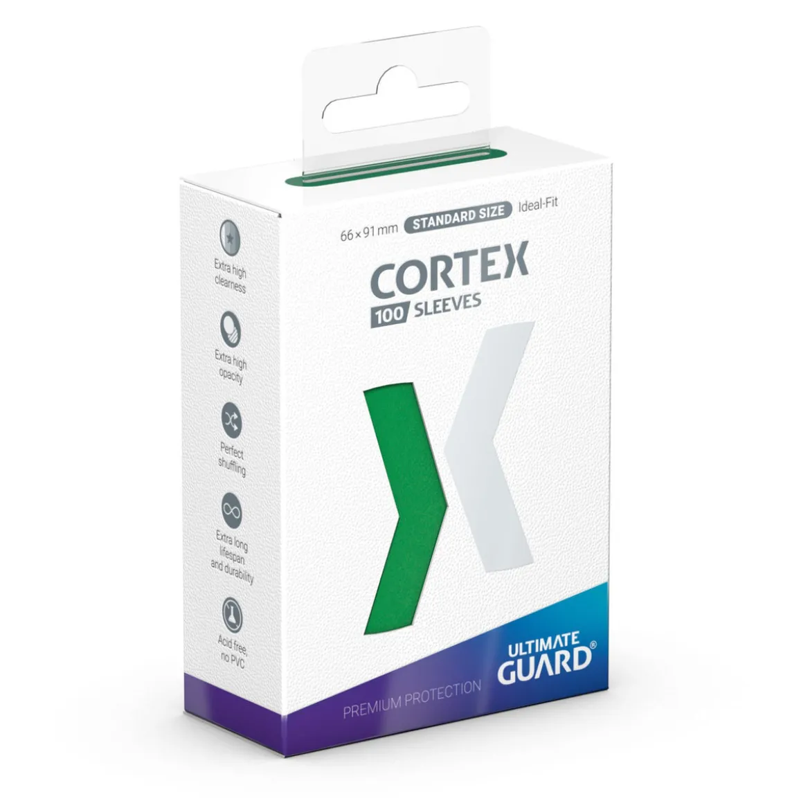 Cortex Kartenhüllen grün 100er Set Ultimate Guard für TCG Standardgröße