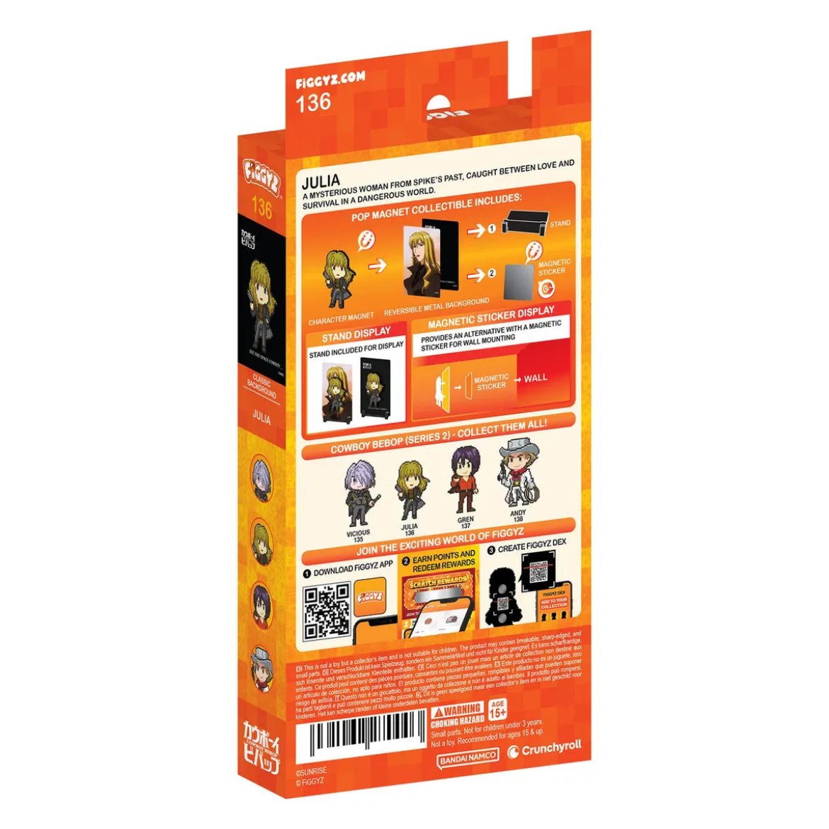 Cowboy Bebop FiGGYZ Magnet-Sammelfigur Julia 11 cm