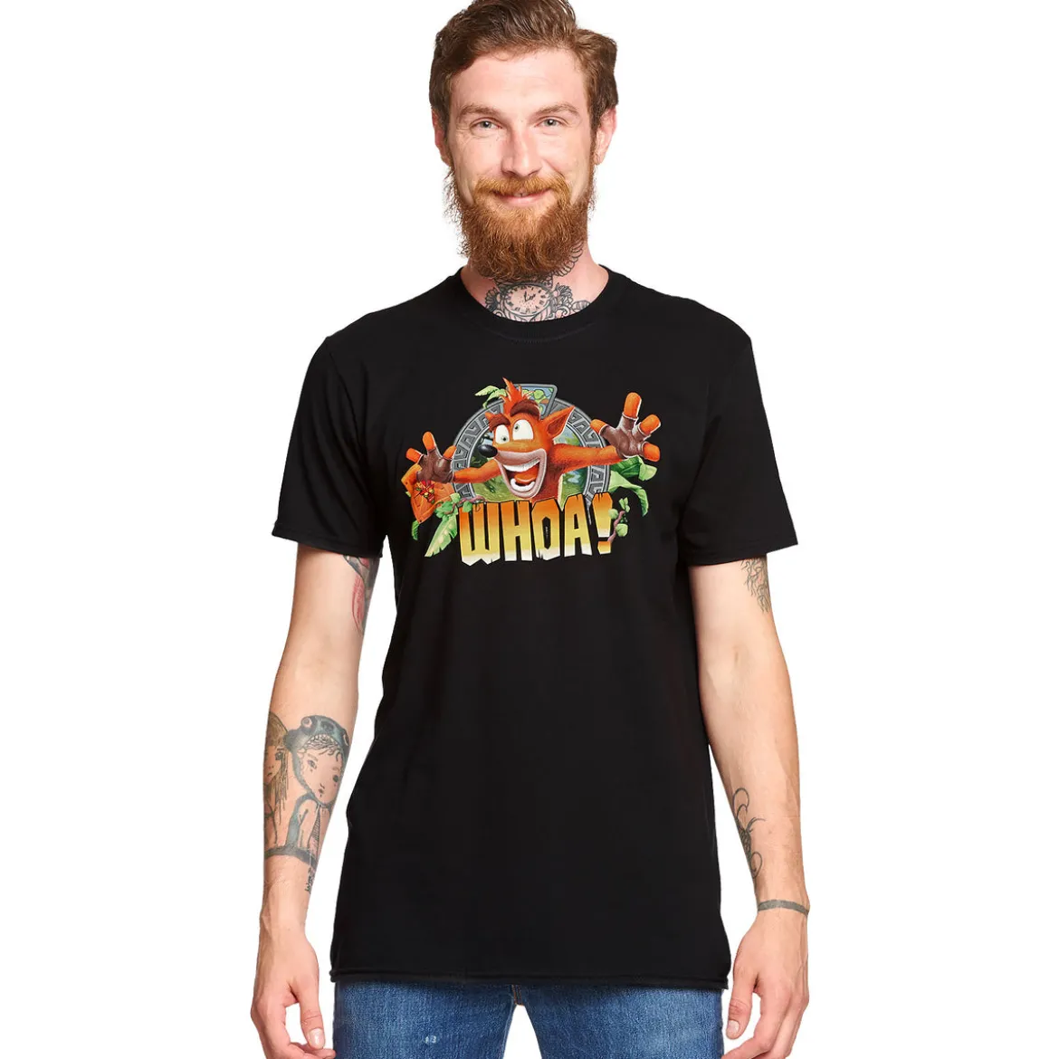 Crash Bandicoot - Whoa T-Shirt schwarz