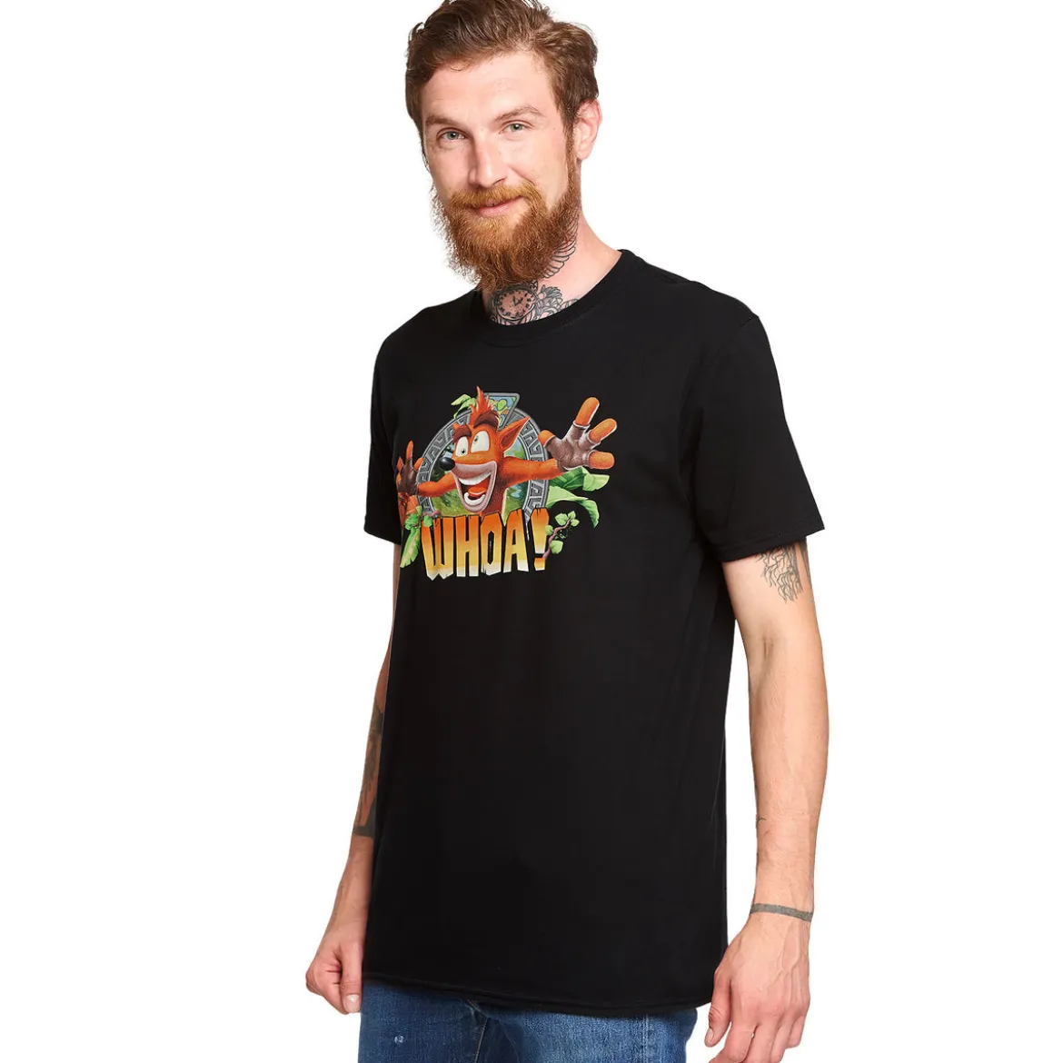 Crash Bandicoot - Whoa T-Shirt schwarz