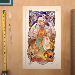Critical Role Kunstdruck Ashley Johnson: 10th Anniversary