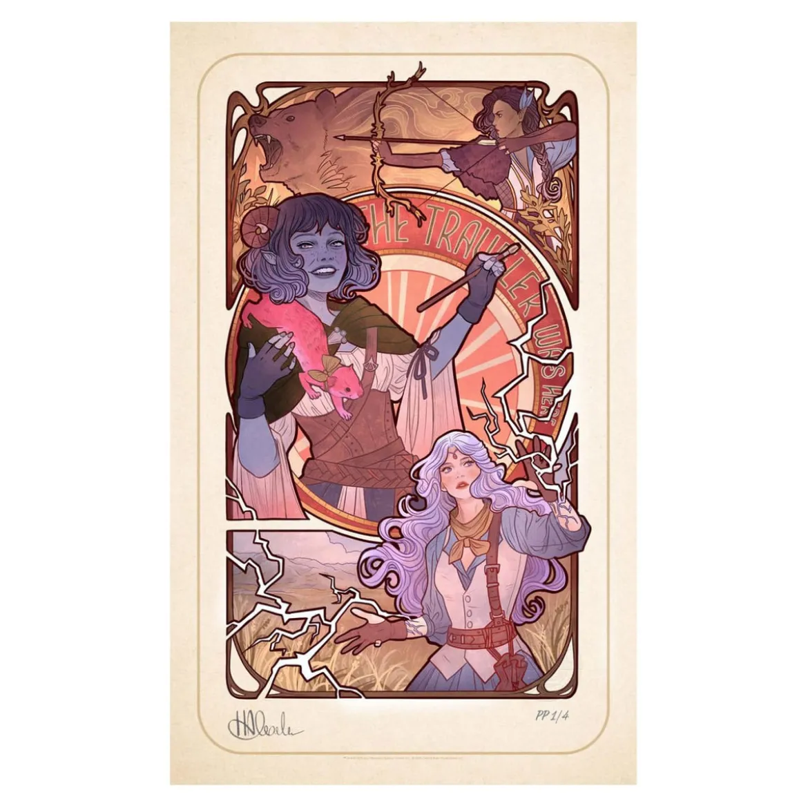 Critical Role Kunstdruck Laura Bailey: 10th Anniversary Art