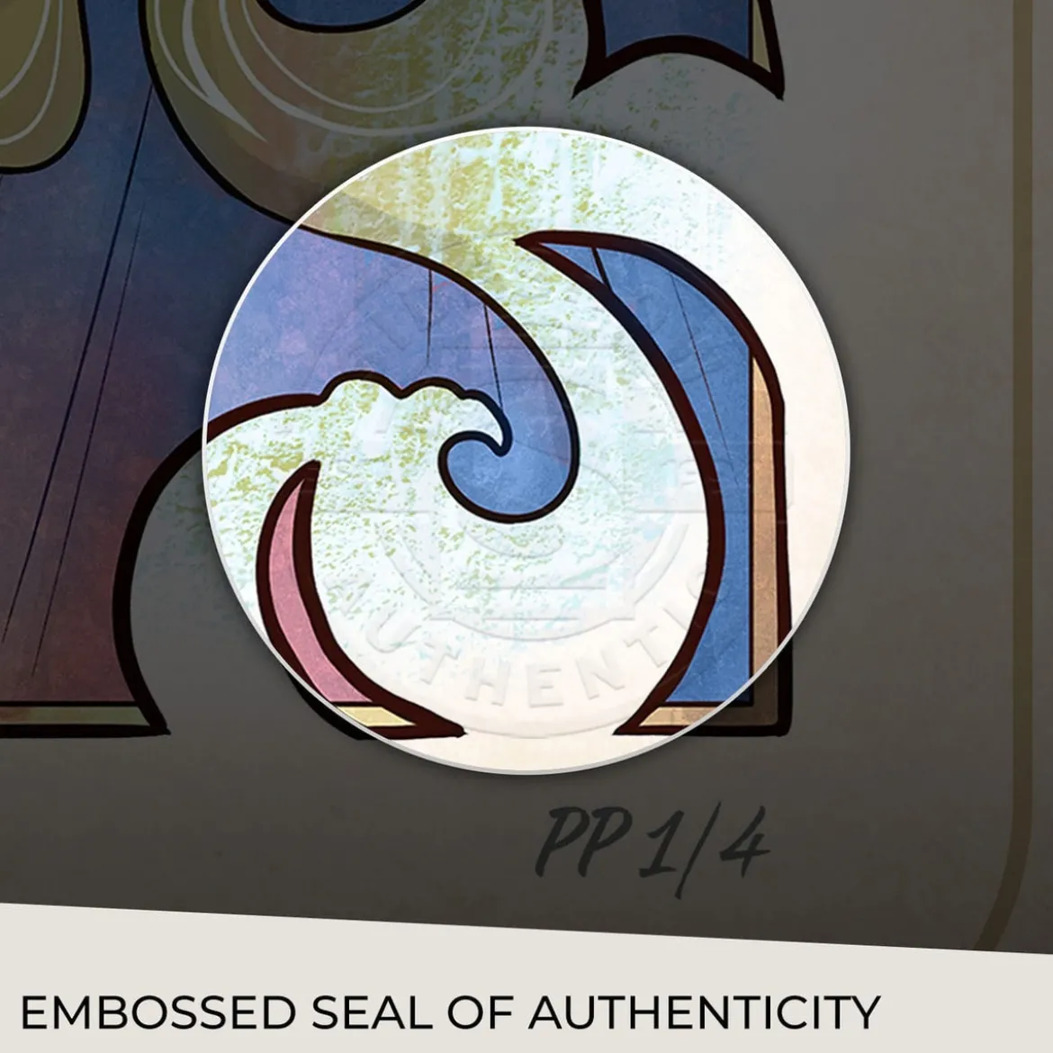 Critical Role Kunstdruck Matthew Mercer: 10th Anniversary Art Nouveau Illustrations 46 x 28 cm - ungerahmt