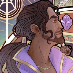 Critical Role Kunstdruck Matthew Mercer: 10th Anniversary Art Nouveau Illustrations 46 x 28 cm - ungerahmt