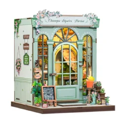CuteBee - Champs-Élysées Florist Miniaturhaus Book Nook Modell Bausatz