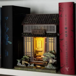 CuteBee - Kirishima Cha-an Miniaturhaus Book Nook Modell Bausatz