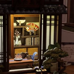 CuteBee - Kirishima Cha-an Miniaturhaus Book Nook Modell Bausatz