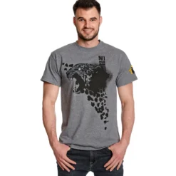 Cyberpunk 2077 - Animals Spray T-Shirt grau