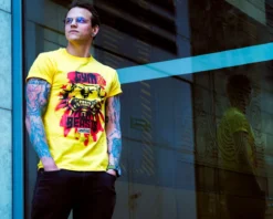 Cyberpunk 2077 - Gym Beasts T-Shirt gelb